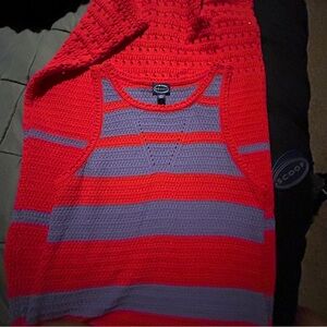 Long knit/crochet dress juniors as 8-10/M